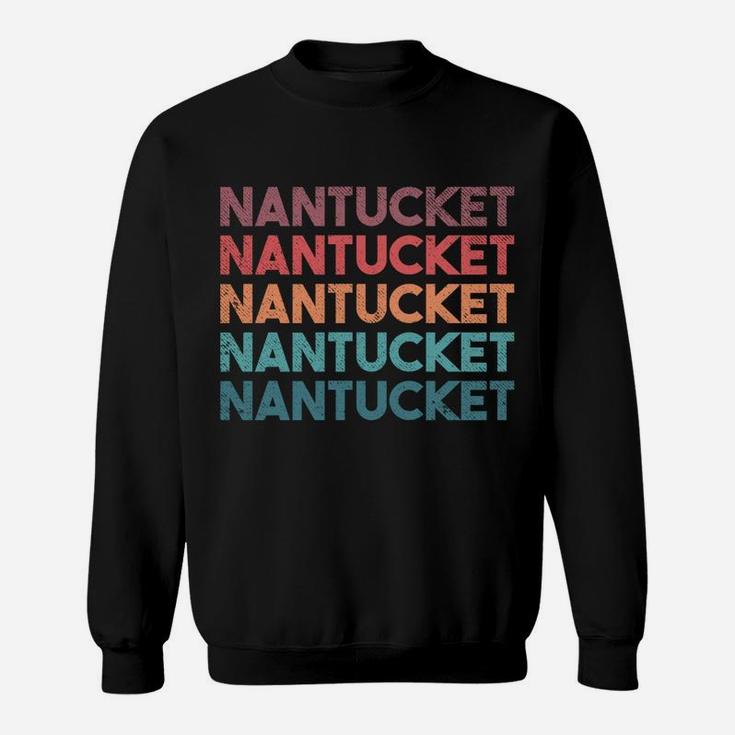 Nantucket Vintage Style Retro Color Sweatshirt