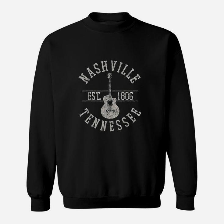 Nashville Tennessee Country Music City Guitar Player Sweatshirt