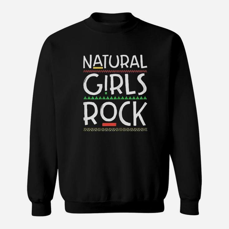 Natural Hair Black Girls Rock Melanin Sweatshirt