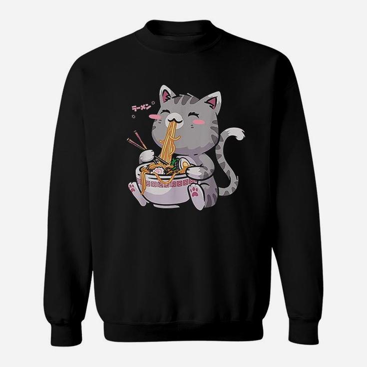 Neko Cat Ramen Bowl Sweatshirt