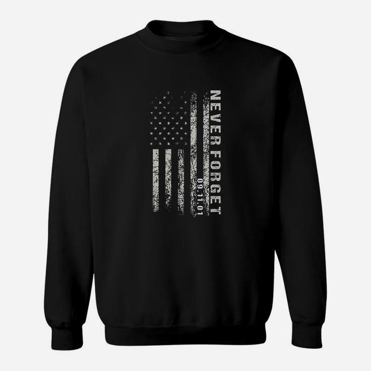Never Forget American Flag Patriotic Sweatshirt