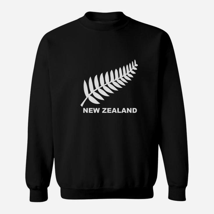 New Zealand Retro Soccer Rugby Kiwi Fern Crest Graphic Sweatshirt