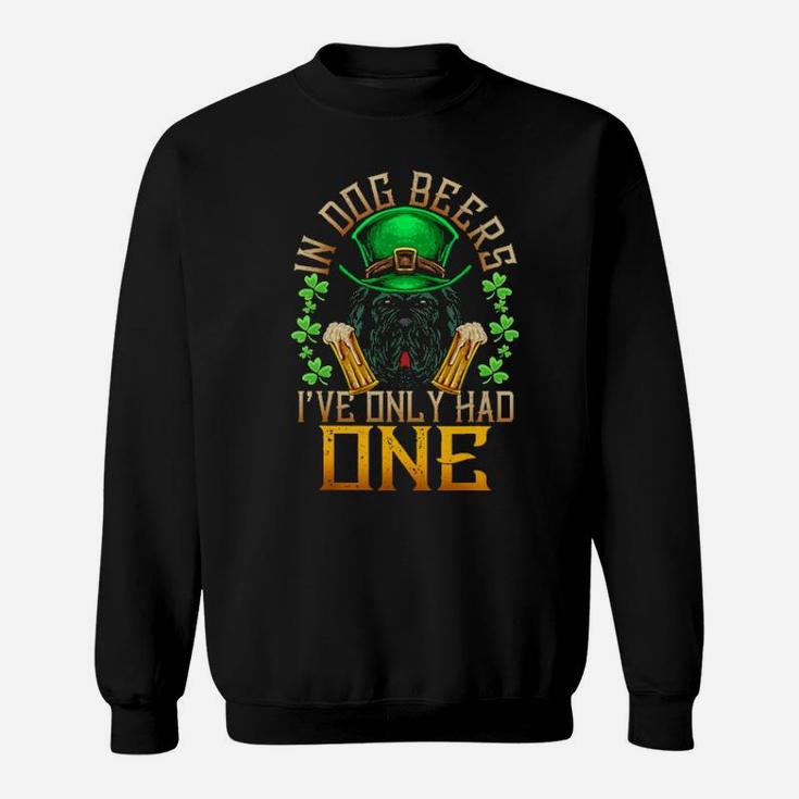 Newfoundland Dog Irish Beer Patrcks Breed Pet Shamrock Sweatshirt