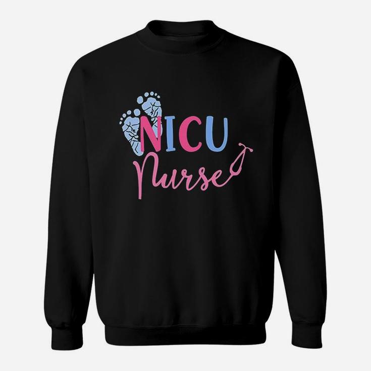 Nicu Nurse Gift Nursing Student Registered Nurse Rn Ladies Sweatshirt