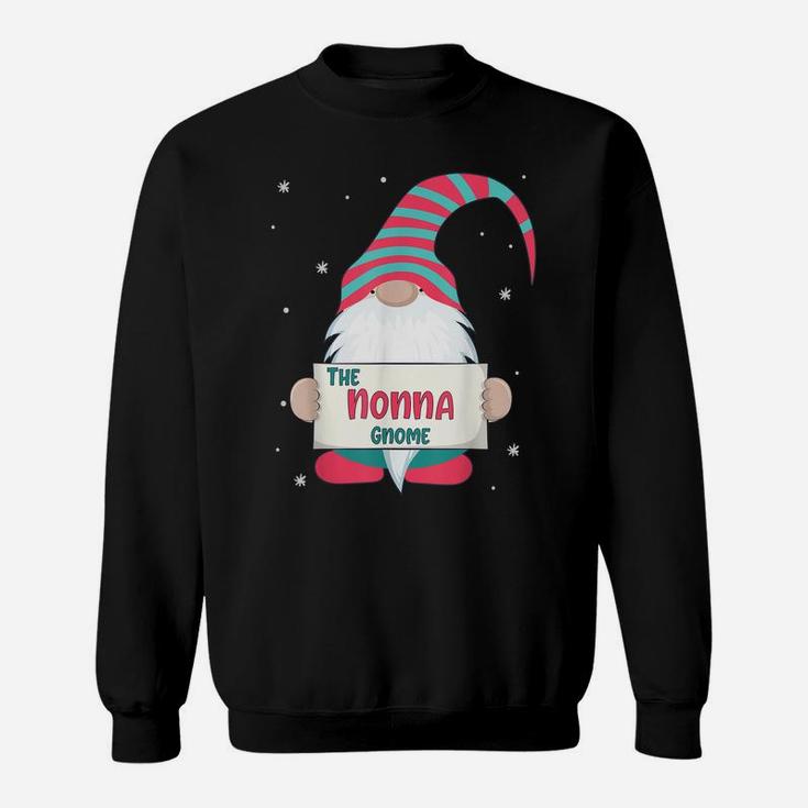 Nonna Gnome Family Matching Christmas Cute Gift Pajama Sweatshirt