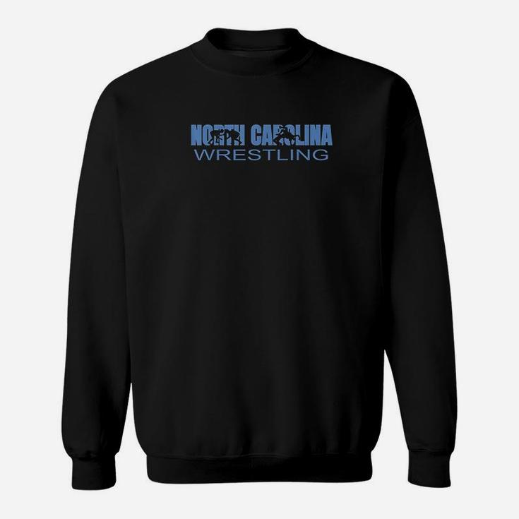 North Carolina Wrestling The Tarheel State Wrestler Gift Sweatshirt