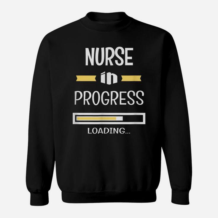 Nurse In Progress Funny Job Profession Sweatshirt