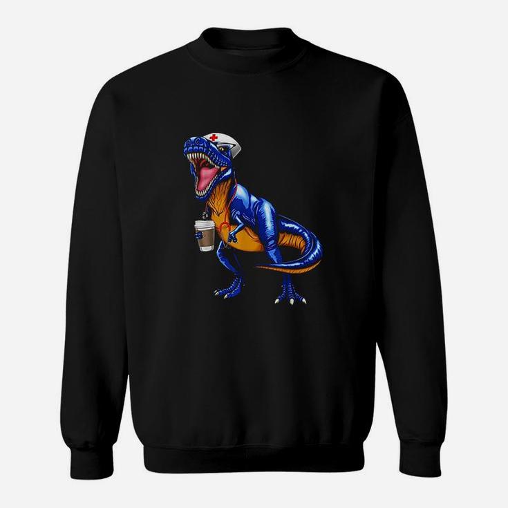 Nurse Saurus Dinosaur Sweatshirt