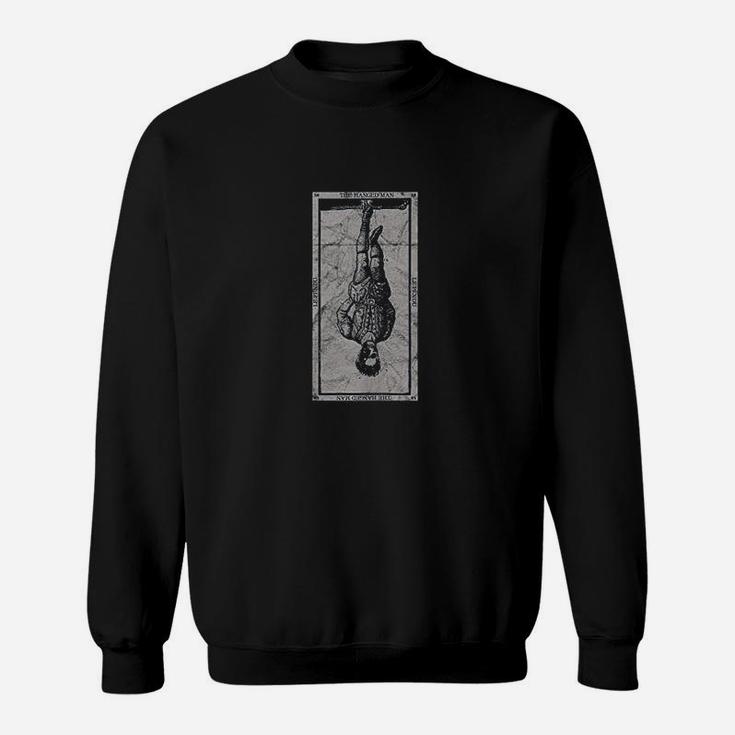 Occult The Hanged Man Tarot Card Vintage Sweatshirt