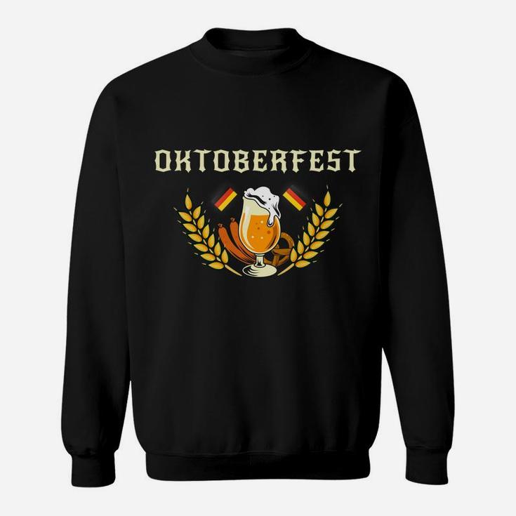Oktoberfest German Flag Beer Festival Sausage Vintage Retro Sweatshirt Sweatshirt
