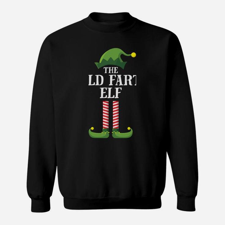 Old Fart Elf Matching Family Group Christmas Party Pajama Sweatshirt