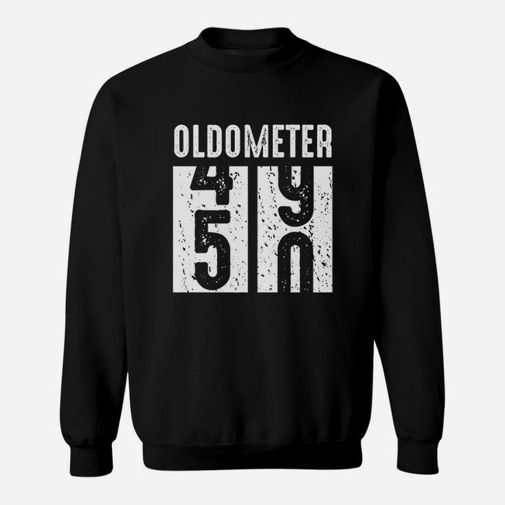 Oldometer Distressed Odometer 50Th Birthday Party Sweatshirt