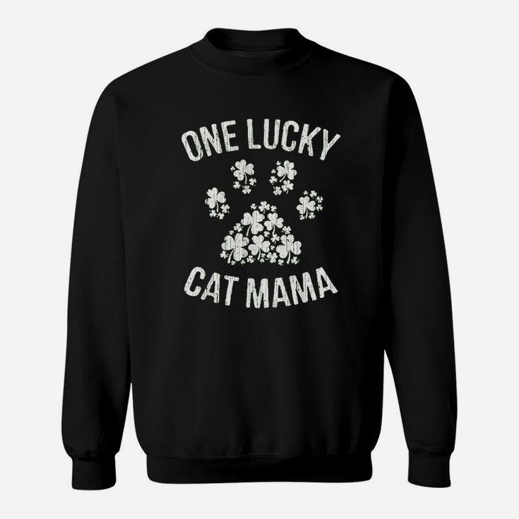 One Lucky Cat Mama Sweatshirt