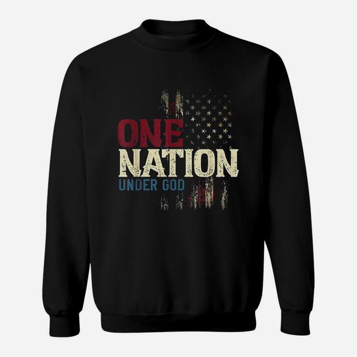 One Nation Under God American Flag Sweatshirt