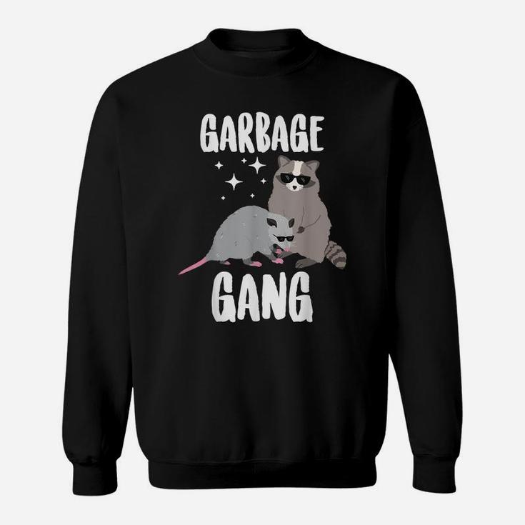Opossum And Raccoon Shirt Garbage Gang Funny Animals T-Shirt Sweatshirt