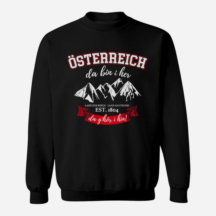 Österreich Da Bin I Her Sweatshirt