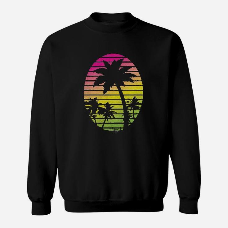 Palm Tree Scene Sweatshirt