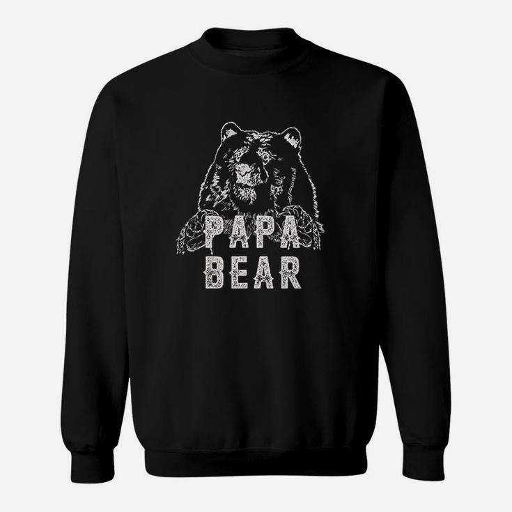 Papa Bear Proud Dad Modern Fit Sweatshirt