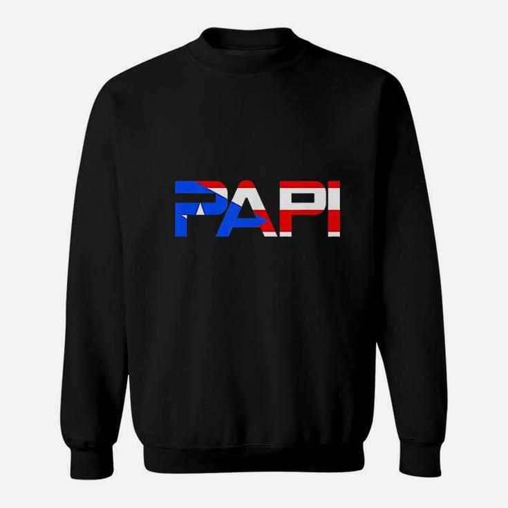 Papi Puerto Rico Flag Sweatshirt