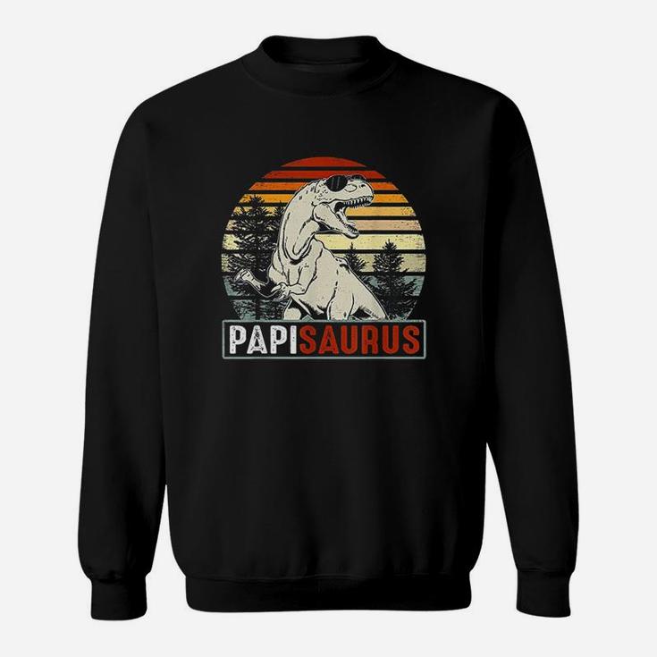 Papisaurus Papi Saurus Dinosaur Vintage Sweatshirt