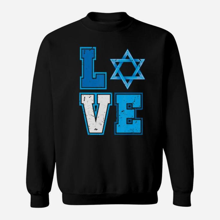 Ph Love Hanukkah Star Of David Happy Chanukkah Costume Sweatshirt