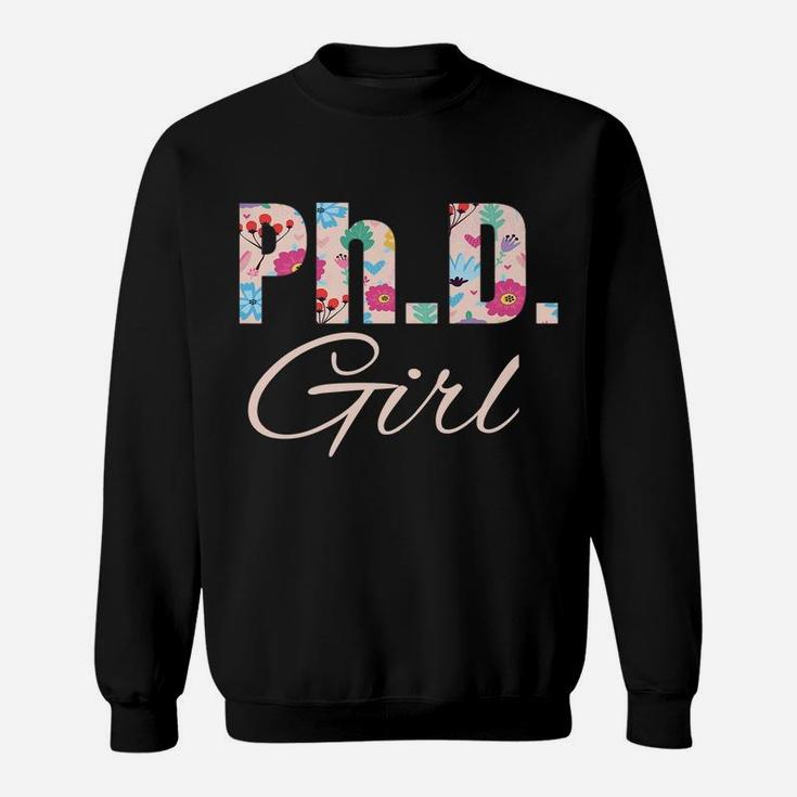 Phd Girl Doctorate Degree Graduation Gift Women Christmas Sweatshirt