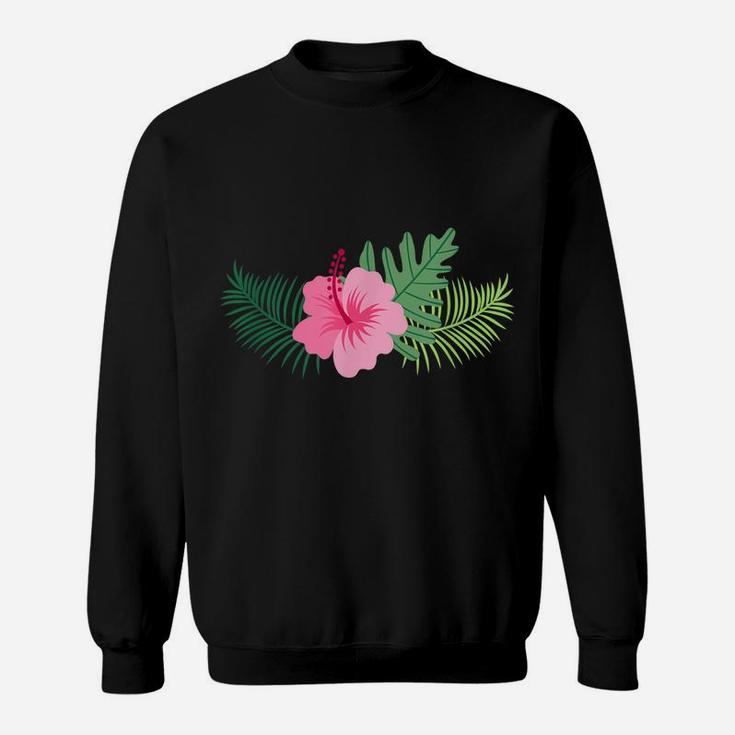 Pink Hibiscus Flower  Men Women And Kids Styles Sweatshirt