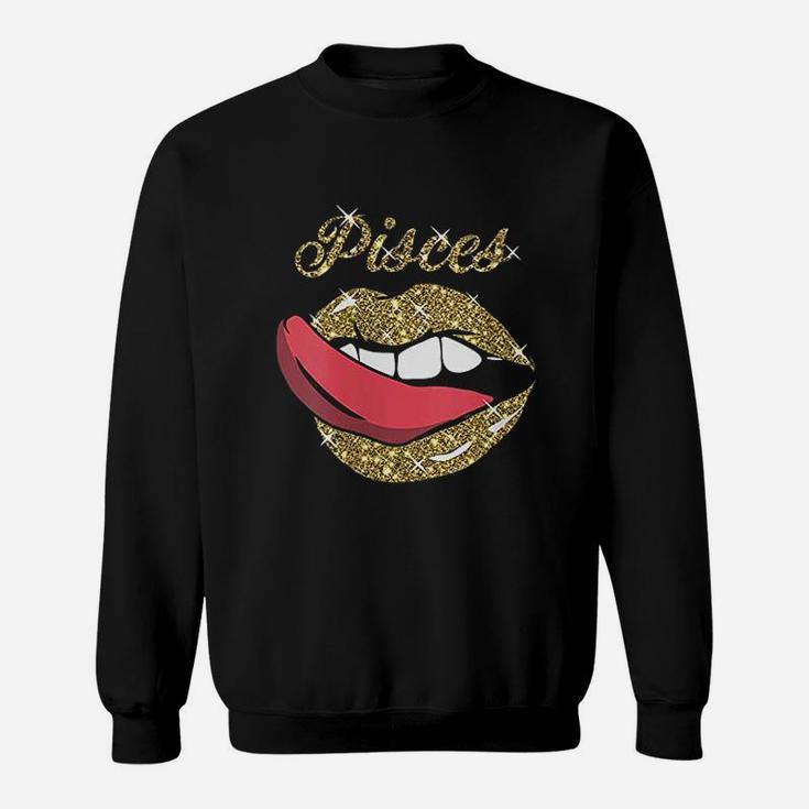 Pisces Lips Tongue Sweatshirt