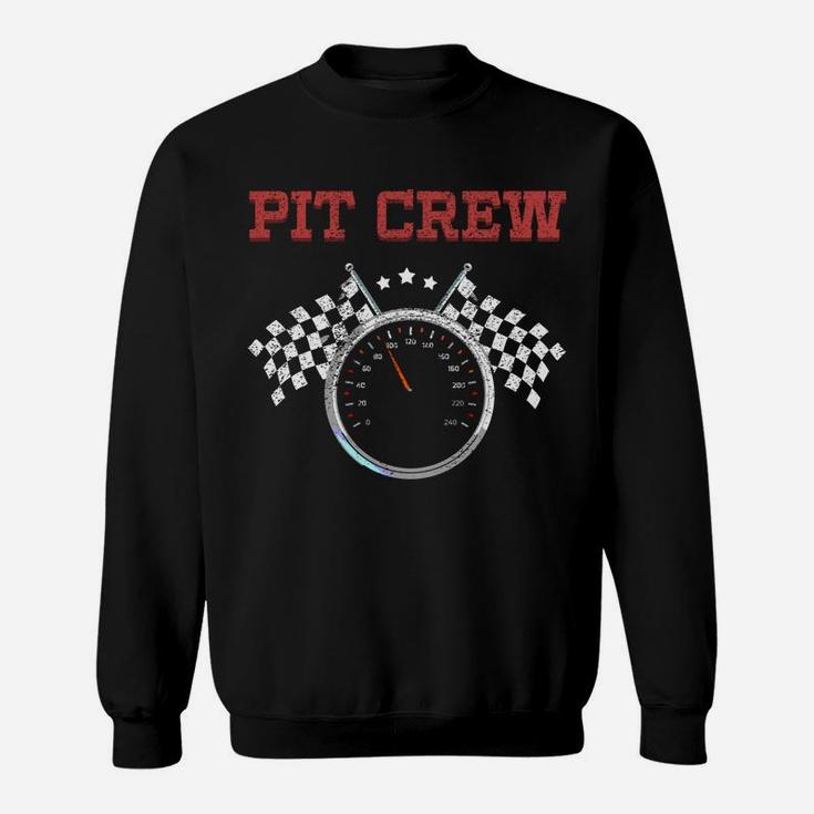 Pit Crew Race Car Or Truck Theme Birthday Party Sweatshirt