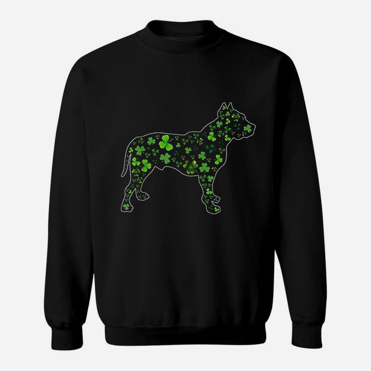 Pitbull Dog St Patricks Day Irish Sweatshirt