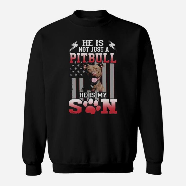 Pitbull He Is My Son Sweatshirt