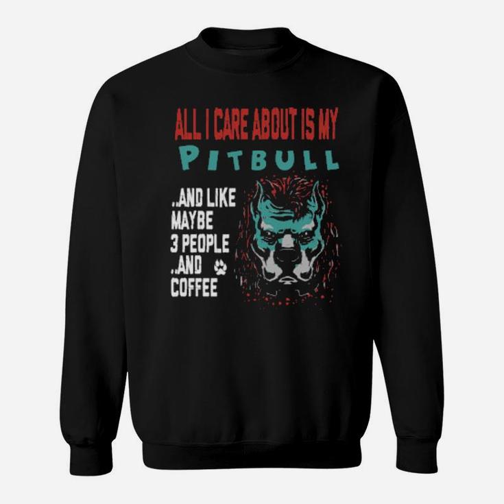 Pitbull Is Like 3 People Sweatshirt