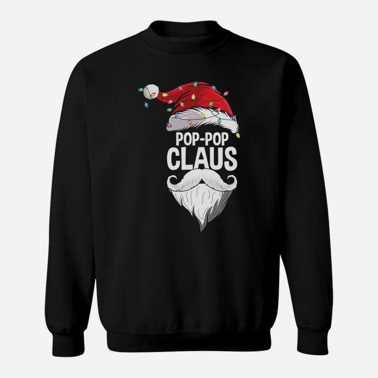 Pop Pop Claus Christmas Family Group Matching Pajama Gift Sweatshirt Sweatshirt