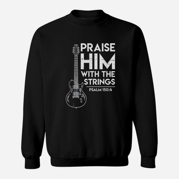 Praise Him Electric Guitar Sweatshirt
