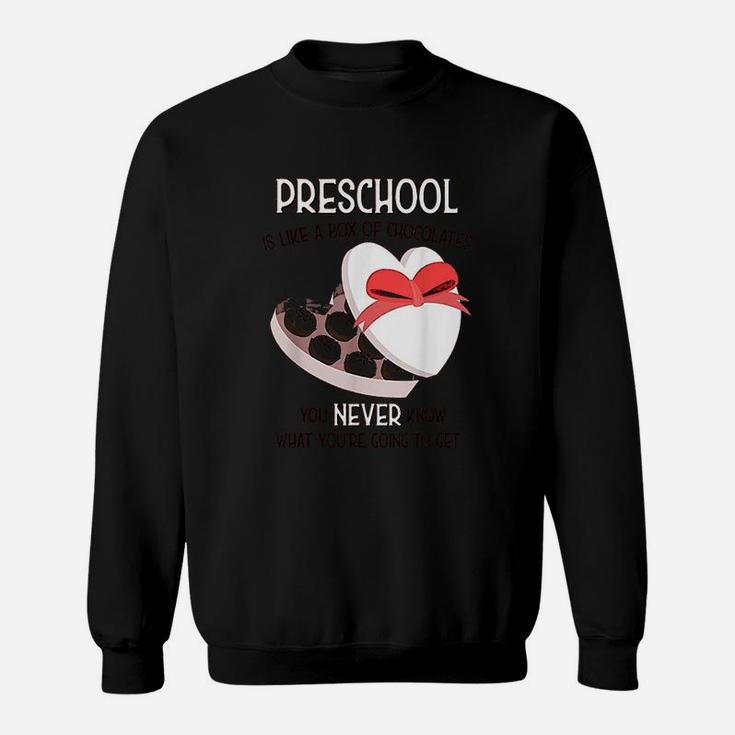 Preschool School Teacher Valentines Day Sweatshirt
