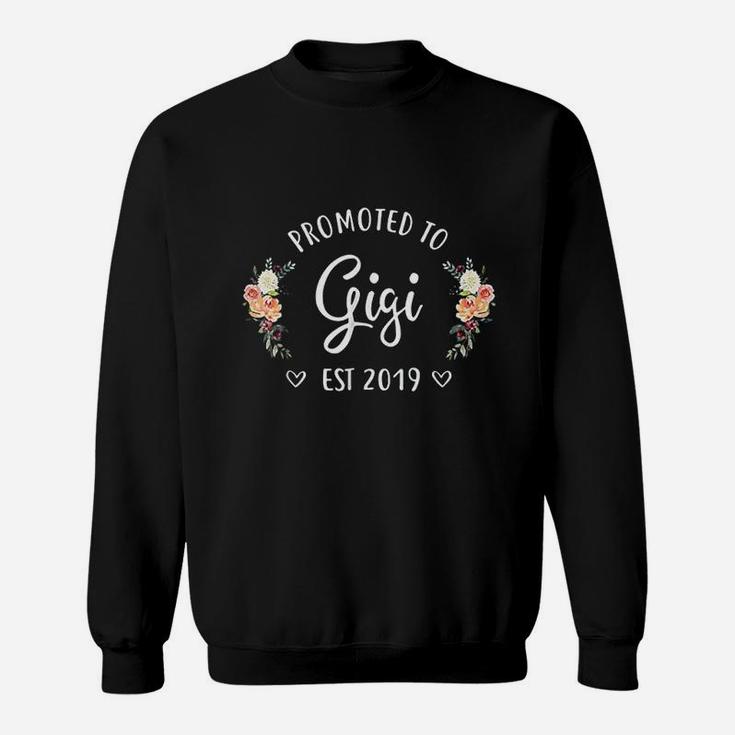 Promoted To Gigi Est 2019 New Grandma Mothers Day Sweatshirt