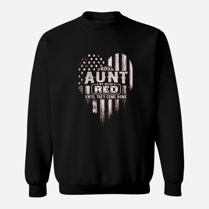 Proud Aunt Red Friday Military Family Sweatshirt
