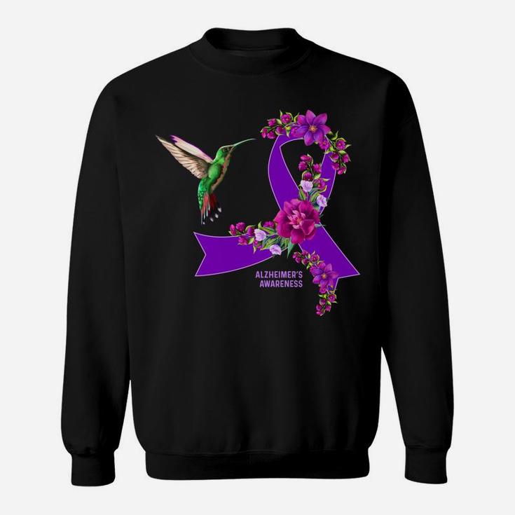 Purple Alzheimer's Awareness Sweatshirt Sweatshirt