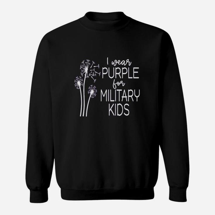 Purple Up In April Dandelion Sweatshirt