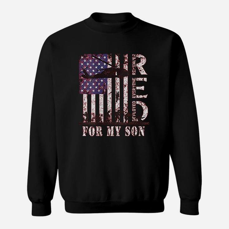 Red Friday For My Son Us Flag Army Sweatshirt