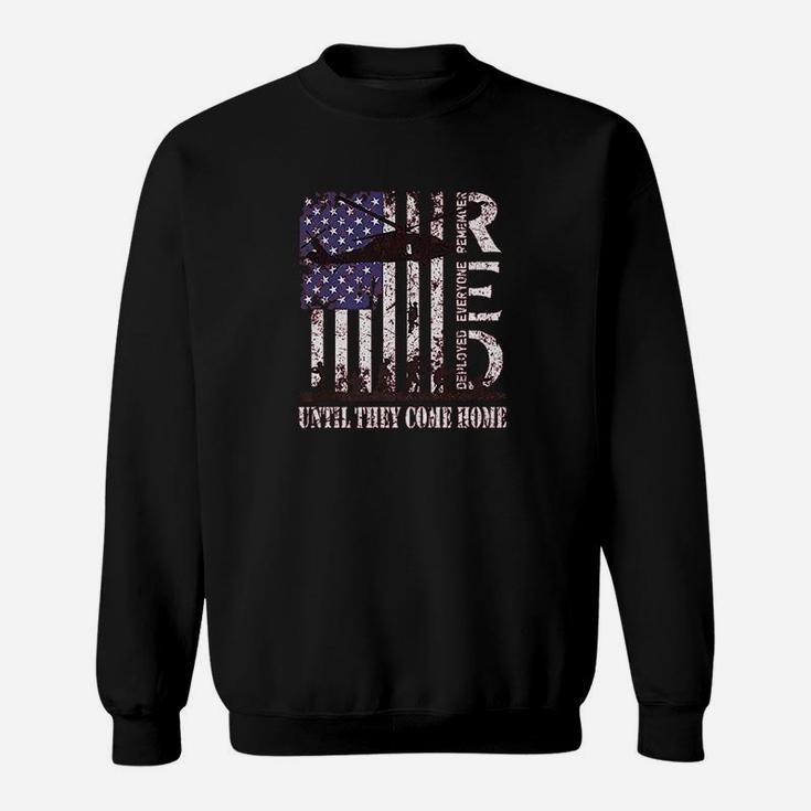 Red Friday Military Support Our Troops Us Flag Army Sweatshirt