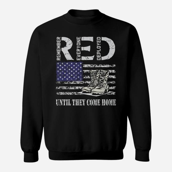 Red Friday Military Until They Come Home My Soldier Us Flag Sweatshirt