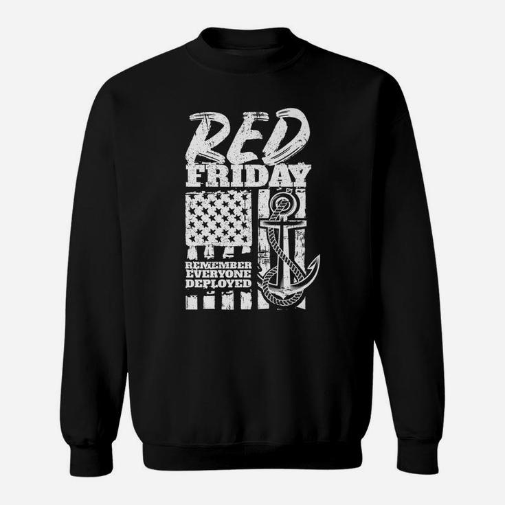 Red Friday Navy Family Deployed Sweatshirt