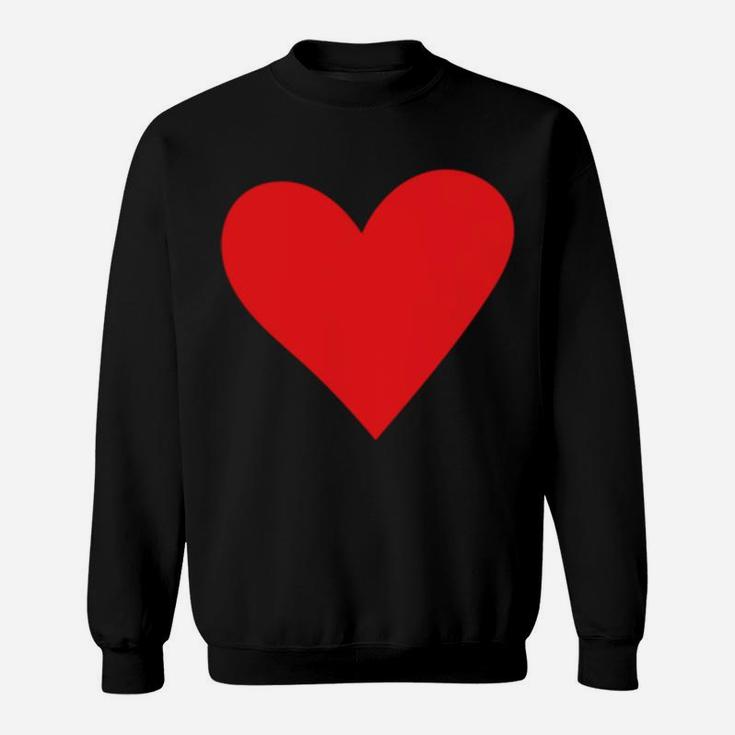Red Heart Love Girlfriend Funny Vintage I Love My Girlfriend Sweatshirt