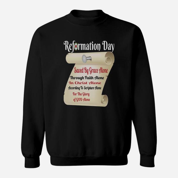 Reformation Day Five Solas Christian Theology T-shirt Sweatshirt