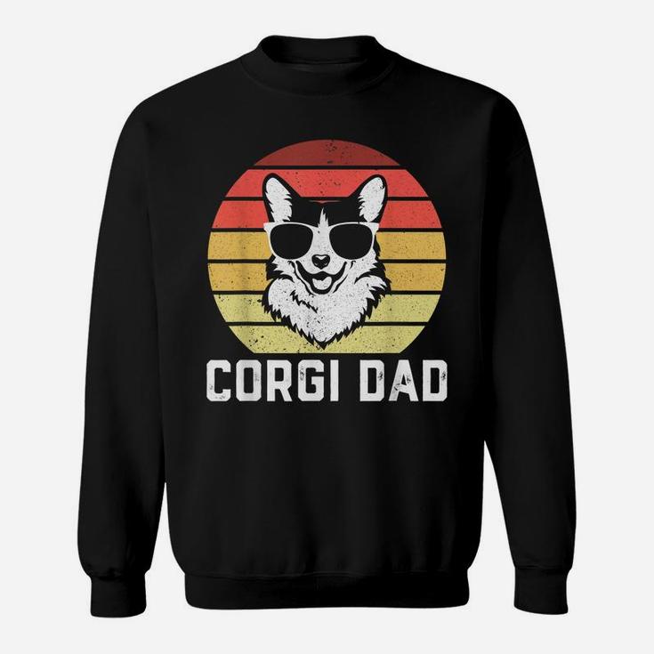 Retro Corgi Dad Shirt Funny Pembroke Welsh Corgi Dog Dad Sweatshirt