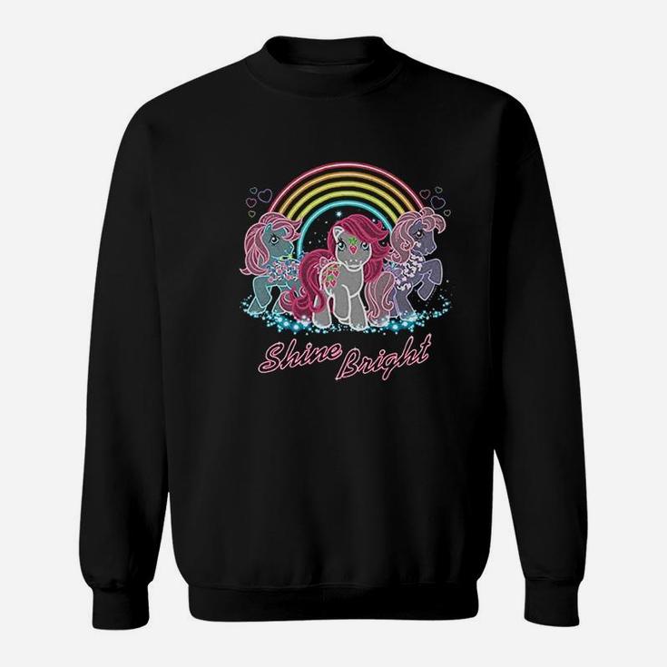 Retro Neon Ponies Sweatshirt