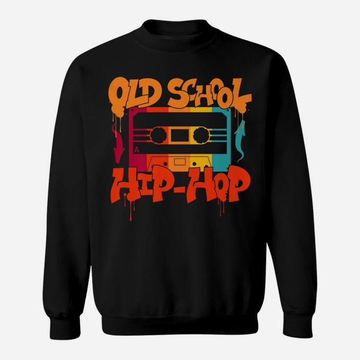 Retro Old School Hip Hop 80S 90S Graffiti Cassette Gift Sweatshirt