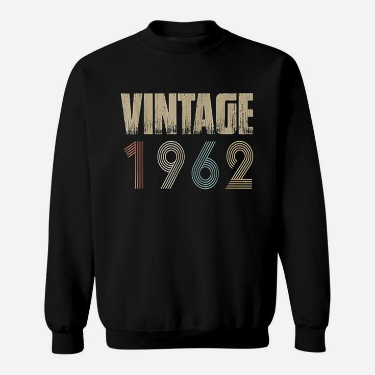 Retro Vintage 1962 Born In 1962 Birthday Sweatshirt
