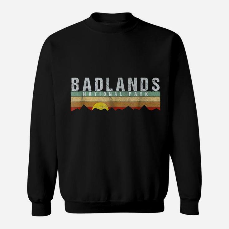 Retro Vintage Badlands National Park Tee Shirt Sweatshirt